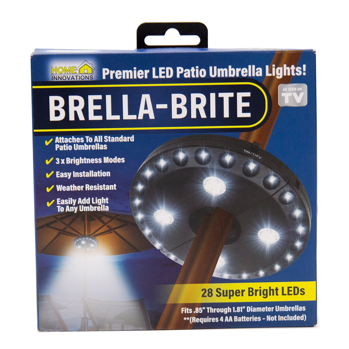 Home Innovations Brella-Brite LED Umbrella Light